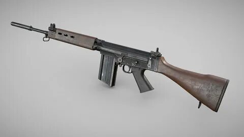 FN FAL "G-Series" - Buy Royalty Free 3D model by Stefan Engd