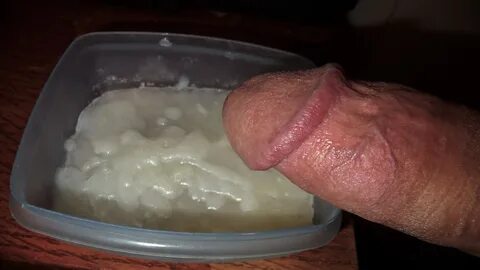 Eating frozen cum