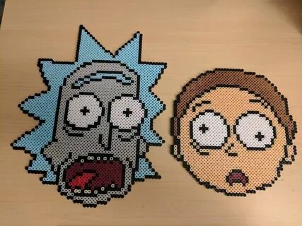 #Rick_And_Morty by retroreactionarts Hamma beads ideas, Perl