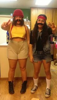 Cheech and Chong DIY Halloween costumes we could look wayyyy