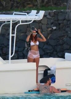 Rihanna Hot in White Bikini -14 GotCeleb