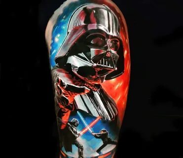 Darth Vader tattoo by Michael Taguet Photo 29050