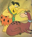 Fred and Dino Classic cartoon characters, Flintstone cartoon