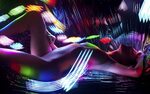 woman nude neon lights nackte frau - bullsh!ft - oh my god i