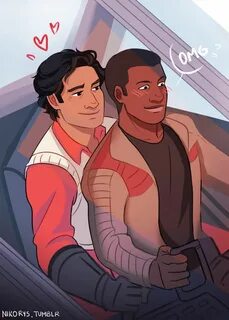 Pin en Finn + Poe + Rey