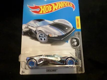 ✔ HW HOT WHEELS 2017 HW SUPER CHROMES #1/10 CRESCENDO HOTWHE