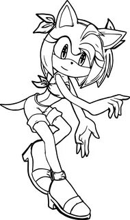 Rose Coloring Pages Amy Rose Coloring Page Wecoloringpage - 