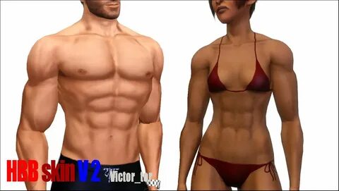 ModTheSims - Huge bodybuilder skins - V2.0,V2.1 ND bodies Si