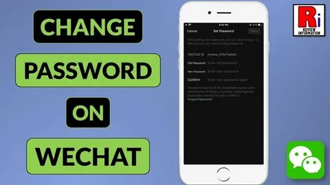 How to Change Password on WeChat - YouTube