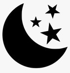 Moon Icon Free Download Png Moon Svg - Moon And Stars Svg, T