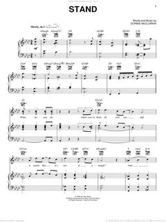 McClurkin - Stand sheet music for voice, piano or guitar (PD