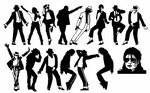 Different poses Michael did Michael jackson silhouette, Mich