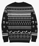 Transparent Christmas Sweater Png - Black And White Ugly Chr