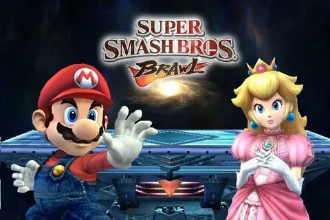 Super Smash Bros. Brawl - Mario vs Peach - YouTube