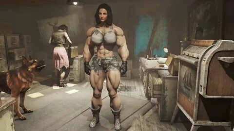 Fallout 4 muscle mod Muscle girls, Art girl, Wonder woman