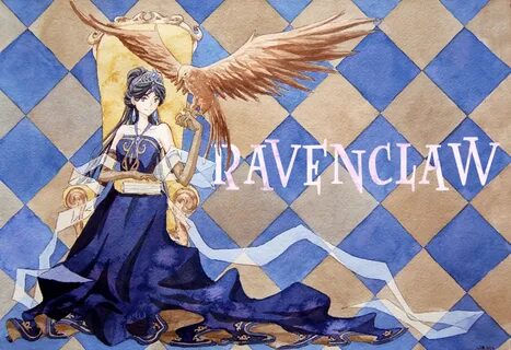 Ravenclaw Harry potter anime, Nghệ thuật harry potter, Raven