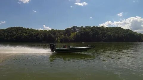 80mph Bullet Bass Boat and GoPro Hero 3 Black Test footage 1