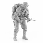 Купить 1 16 120mm Resin Figure Model Vietnam Soldier unpaint