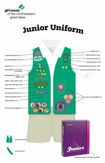 Junior Uniform Guide GSNWGL Price Sheet Girl scout uniform, 