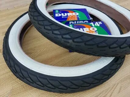 Велосипедная шина Kids Bicycle White Wall Tires and Tubes 14