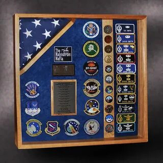 Military Shadow Boxes for Retirements