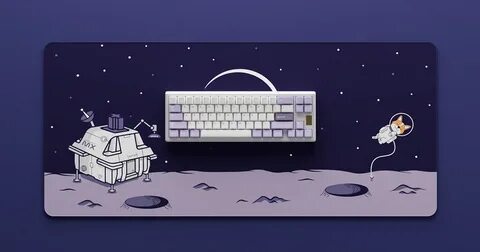 Lunar Landing Deskmats (Extras) - Ashkeebs Design, Inc.