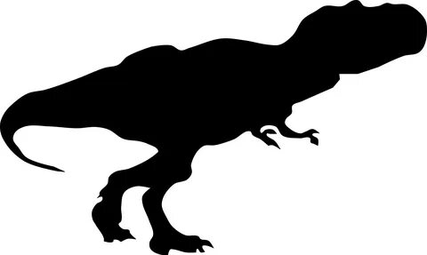 T Rex Silhouette Fototo - Dinosaur Silhouette T Rex - (2400x