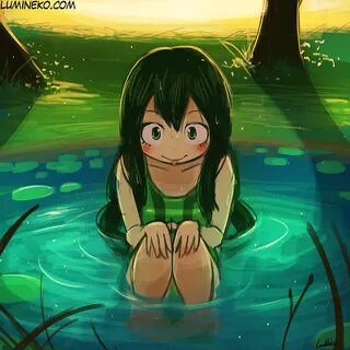 Tsuyu SpeedPaint by Luminaura My Hero Academia