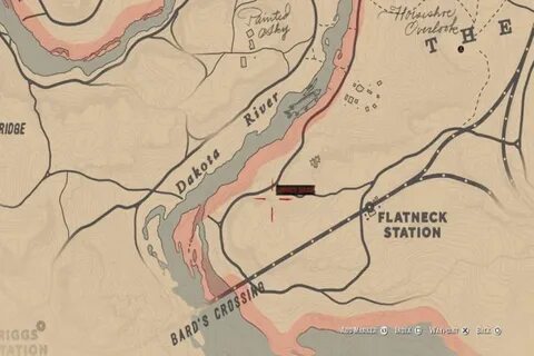 RDR 2 сокровища Джека Холла, расположение всех частей карты