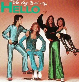 Hello (LP cover) Glam rock, Disco 70s, Glam rock 70s