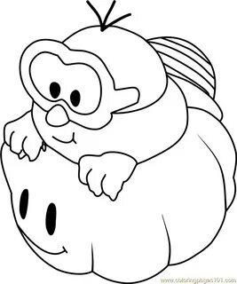 Lakitu Coloring Page for Kids - Free Super Mario Printable C