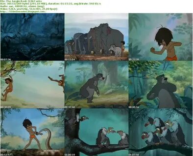 The Jungle Book 1967 - The Jungle Book (1967) - Animation Sc