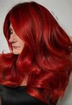 Crimson Red hair color Bright red hair color, Shades of red 