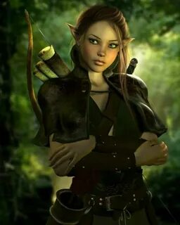 Elfenkriegerin Elf warrior, Fantasy women, Fantasy warrior