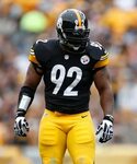 James Harrison Stands Alone Behind Patriots During National 