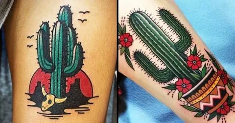 22 Prickly Cactus Tattoos * Tattoodo