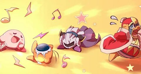 meta knight, dedede, kirby / つ-こ ん の い ち げ き - pixiv