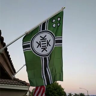 3x5' Republic Kekistan Pepe Frog Flag 4chan Praise Kek Trump