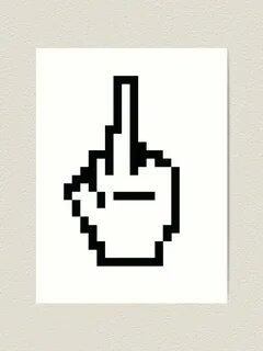 "Middle Finger Cursor" Art Print by KORDesigns Redbubble