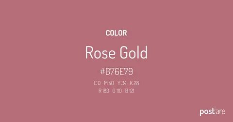 Rose Gold #b76e79
