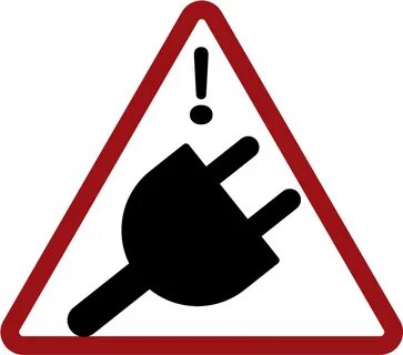 Alert Unplug Wellesley Warning Sign Clip Art - Png Download 