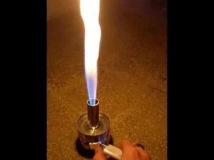 "Amazing Blow torch" DIY Pop Can Alcohol Stove - YouTube