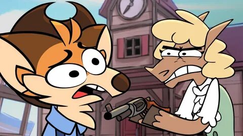 Boomerang in a Gun Fight! (Original Animation Sheriff Haysee