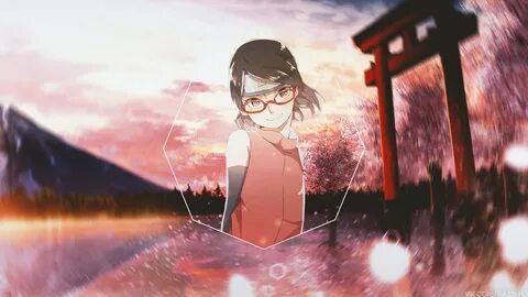 Sarada Uchiha. Desktop wallpaper. 1920x1080