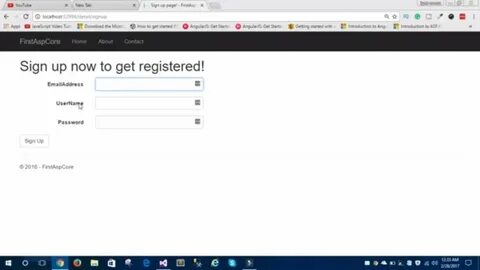 How to create Custom Login and Sign up in Asp.Net Core 1.0 M