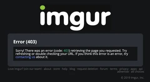 imgur - Can't register, got 403 error - Web Applications Sta