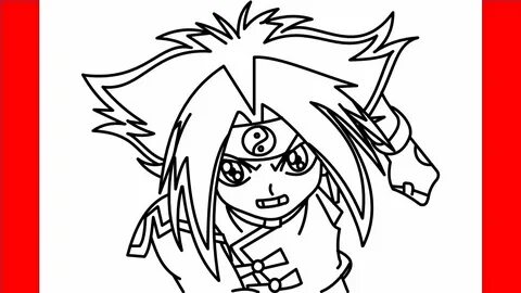 How To Draw Ray Kon From Beyblade - Step By Step Drawing - Y