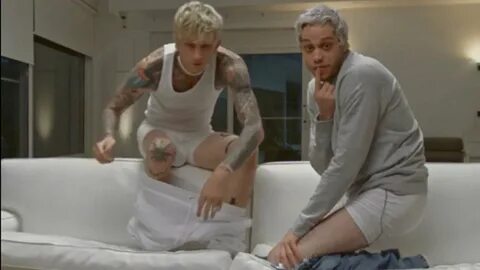 Pete Davidson Models Underwear With Pal Machine Gun Kelly: W