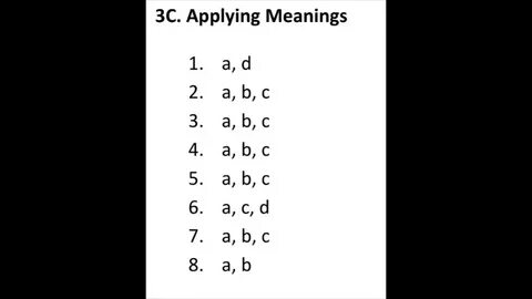 Wordly Wise Book 8 * Lesson 3 * A/B + C/D AND E answers - Yo