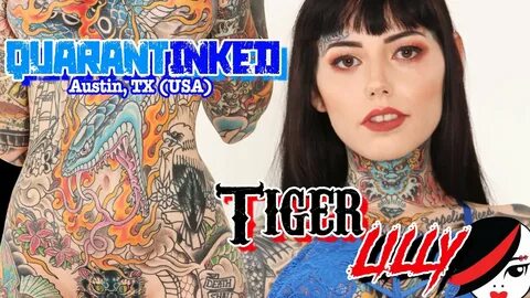Tiger Lilly is "QuarantINKED" in Texas shows off her tattoos
